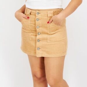 Miss Selfridge corduroy mini skirt size 6
